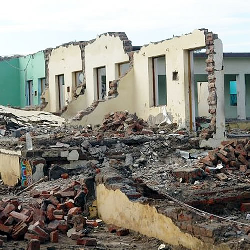 Demolition of old structures
