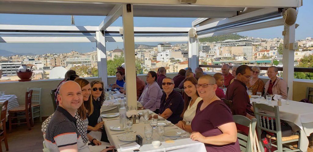 Outing to Athens, Mahasangha 2018 in Greece
