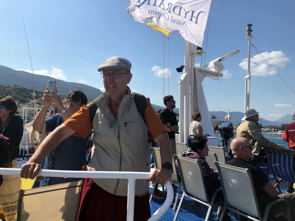Boat Ride, Mahasangha 2018 in Greece