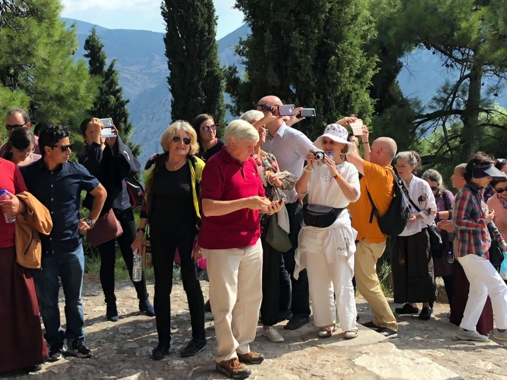 Excursion to Delphi, Mahasangha 2018 in Greece
