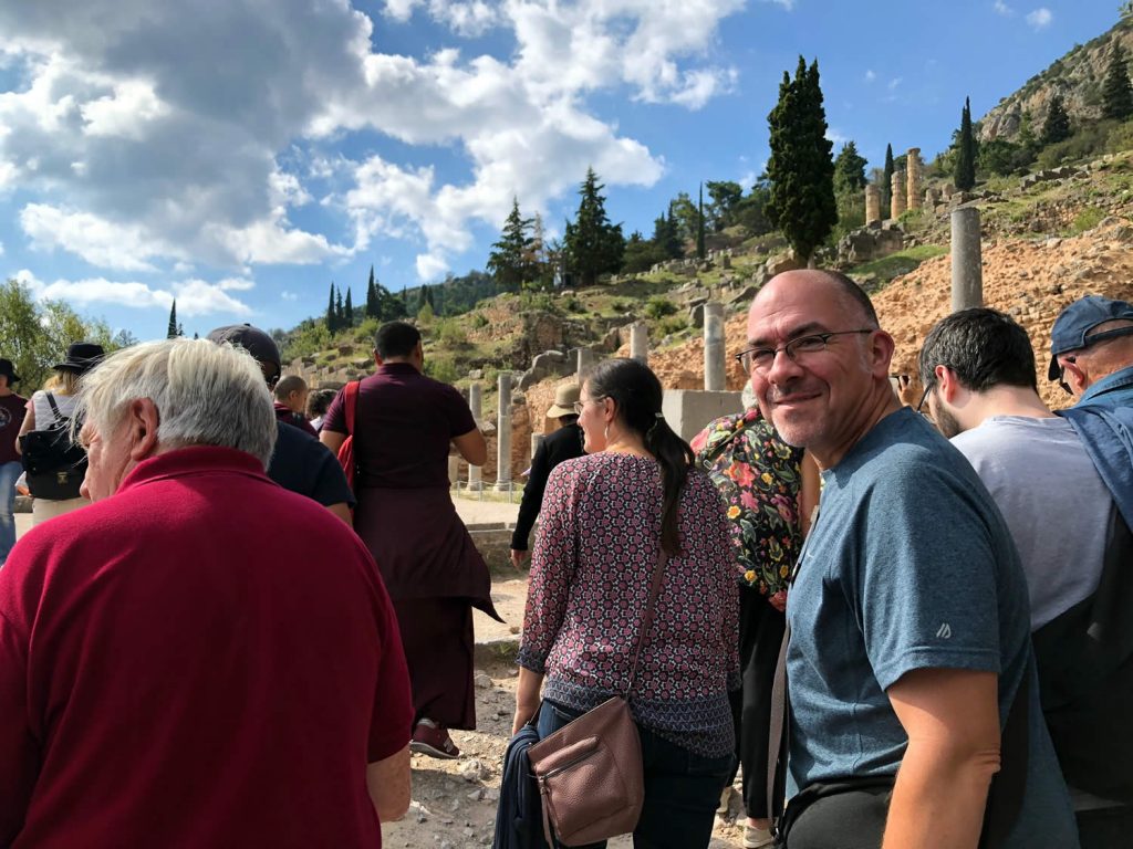 Excursion to Delphi, Mahasangha 2018 in Greece