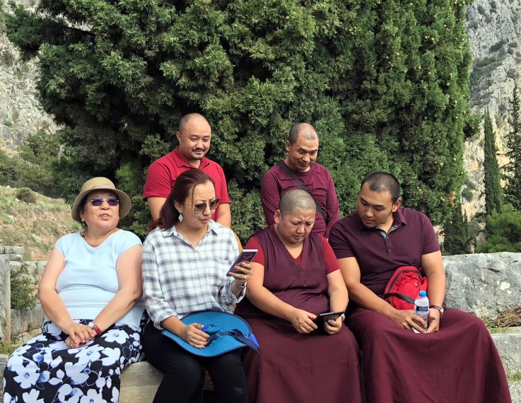 Excursion to Delphi, Mahasangha 2018 in Greece