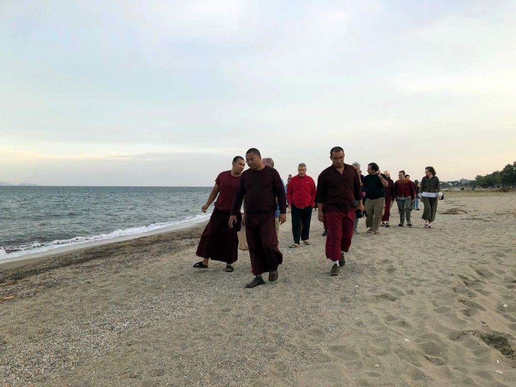 Relaxing Together, Mahasangha 2018 in Greece